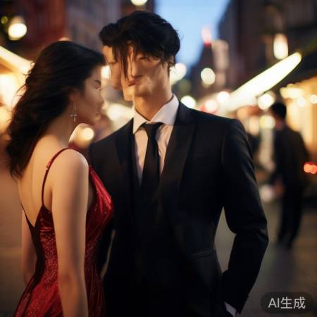 王一博黑色西装，荷尔蒙爆棚