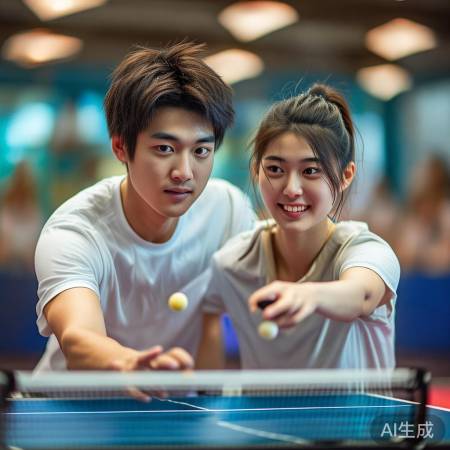 默契信任，甜蜜赛场情侣