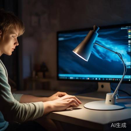 护眼灯护视力，舒适熬夜必备