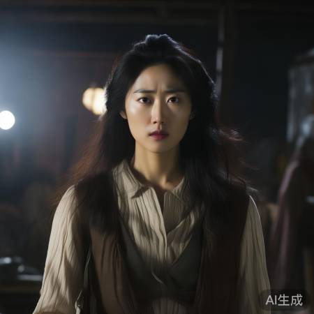 戚薇敬业补拍镜头