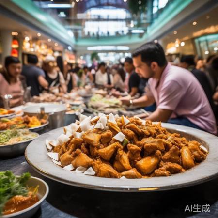 大悦城美食街，吃货天堂