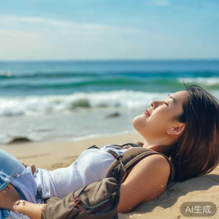 晒太阳倒时差，享受自然旅行