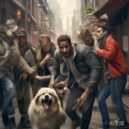 邻居齐心救恶犬受害者