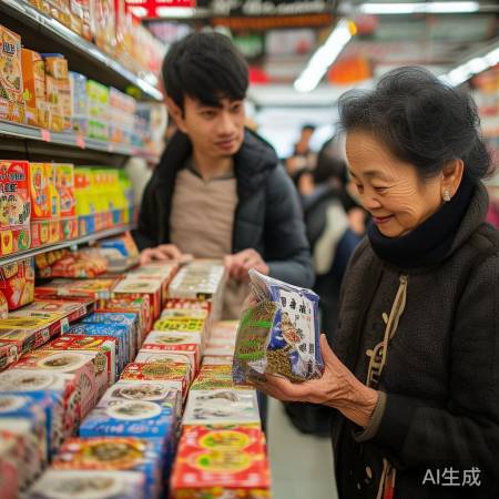 大妈超市念茶叶名