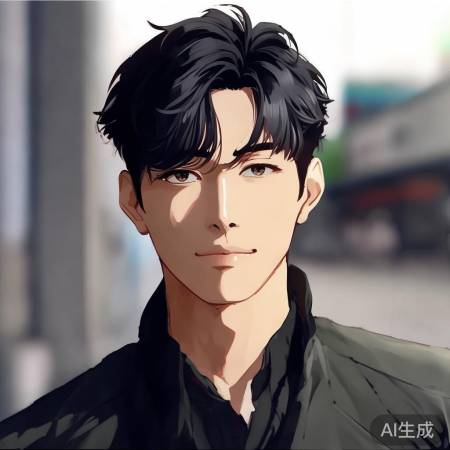 佐伯蓝波：高颜值智慧幽默男