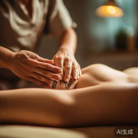 运动后按摩，穴位调理气血