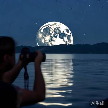 “16元月亮照,自然无PS”