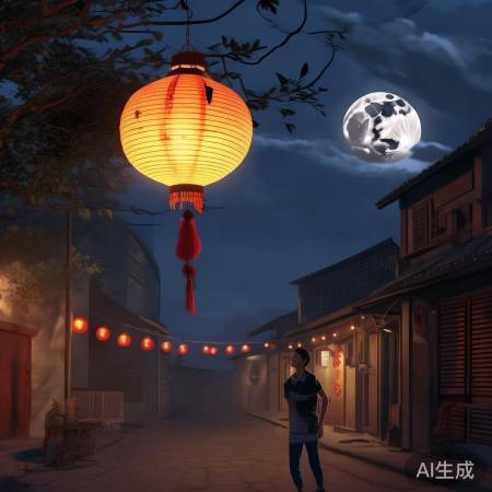 月亮生意短暂,启示生活美好