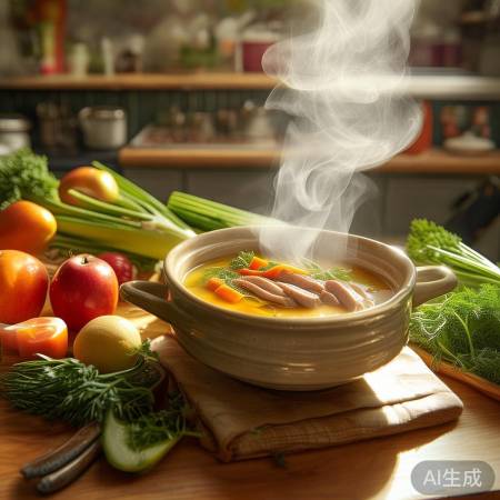 暖身汤与蔬果养生