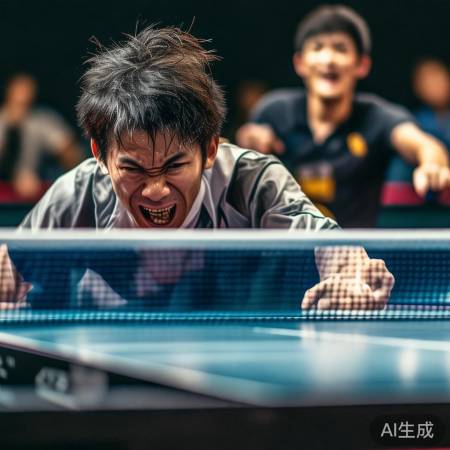 阿吉雷占优,樊振东拼搏精神赞