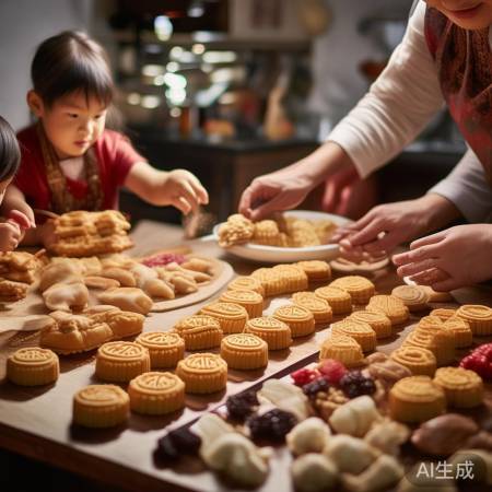 月饼香飘中秋，自制乐趣无穷。