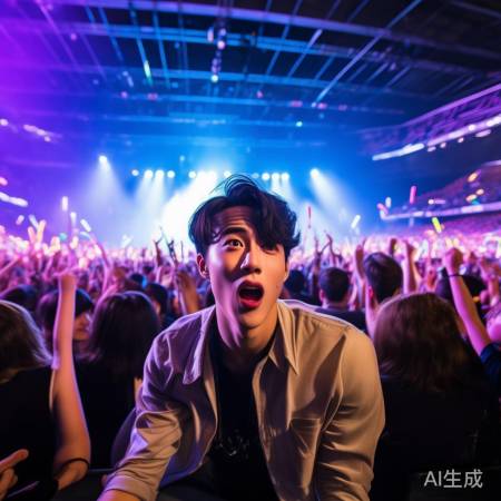 丁程鑫现身张艺兴演唱会