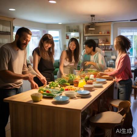 周末好友聚享温馨时光