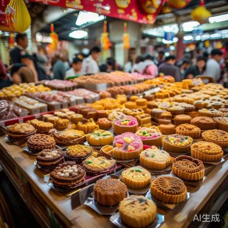 中秋月饼，口味多多