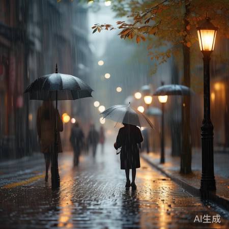 秋雨带来不便，珍惜美好时光。