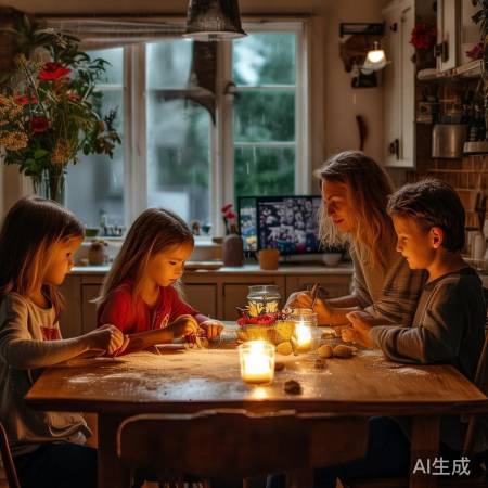 共度雨天，珍惜亲情时光