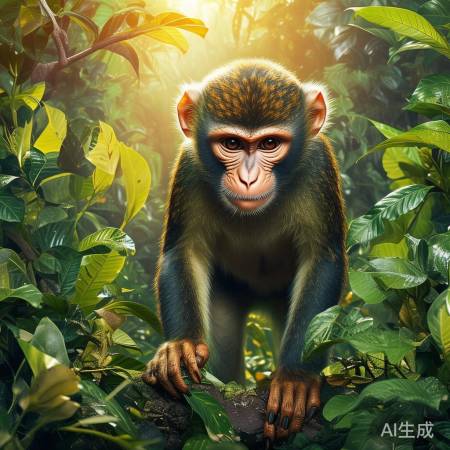 猴子独立生存,智慧非凡
