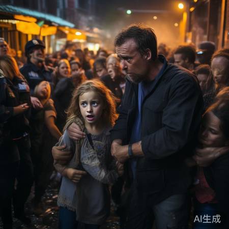 现场混乱，家人痛哭