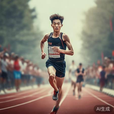 林孝埈1500米风速夺冠