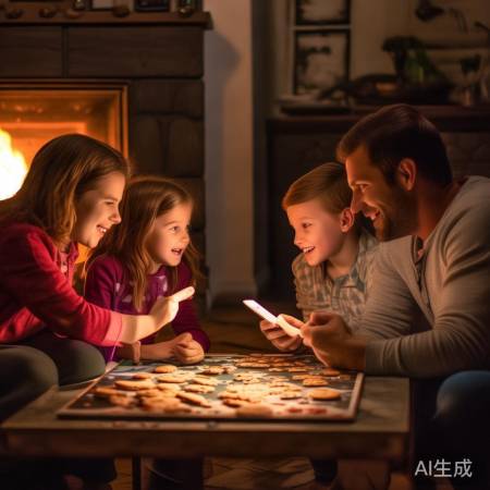 电子产品包围下的温馨易被忽略