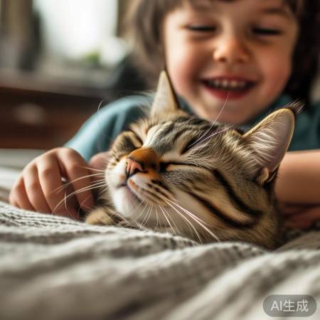 猫咪忍让孩子需求