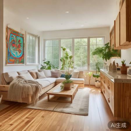 家居设计，自然舒适风