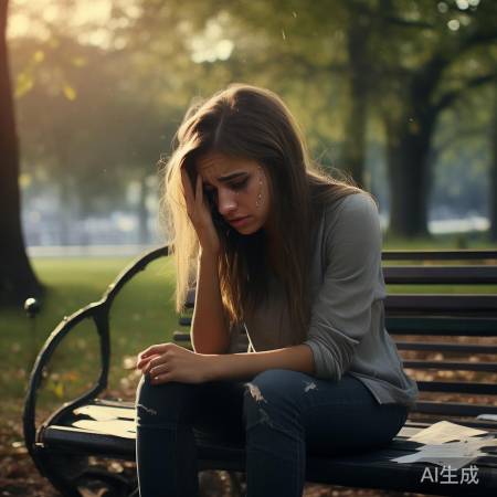 分手后的心碎如针扎