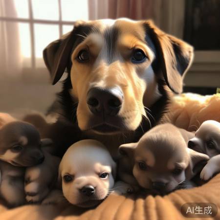 狗狗忠诚母爱感人瞬间