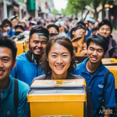 致敬辛勤配送员，美好环境共创