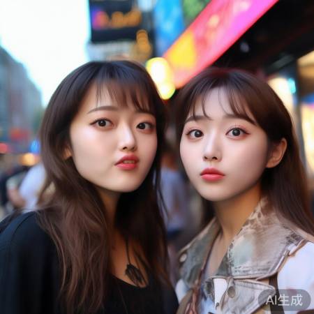 美女组合甜蜜养眼