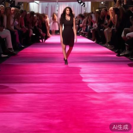 杨幂自信走维密粉毯