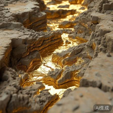 地质复杂罕见金矿