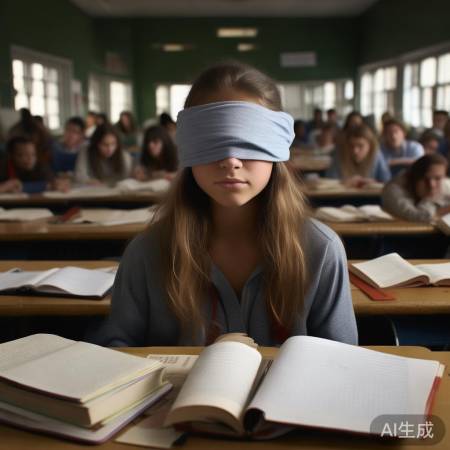 高三学霸意外失明