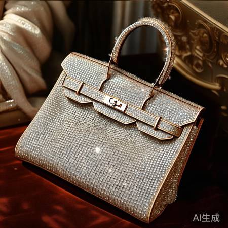 爱马仕镶钻包，奢华新风景