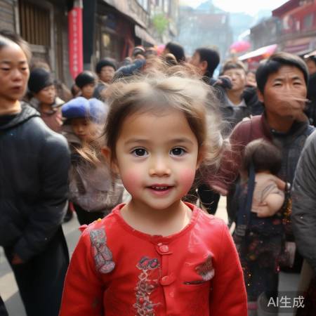 四岁红衣女孩失踪，全城寻人