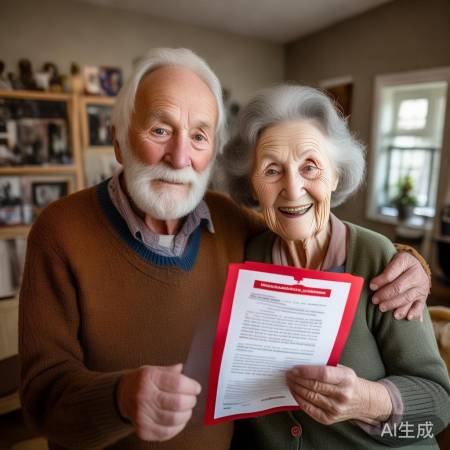 老夫妇补证泪满幸福