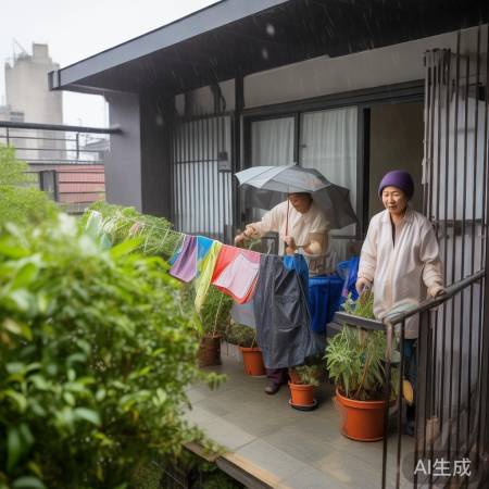 台风将至，收好阳台物品