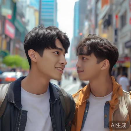 娱乐圈小鲜肉互动瞬间