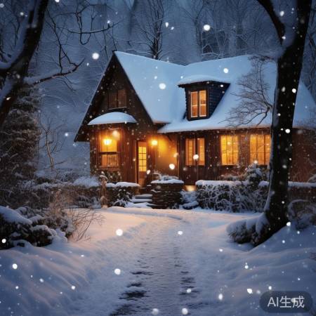 雪中暖意，文字传情