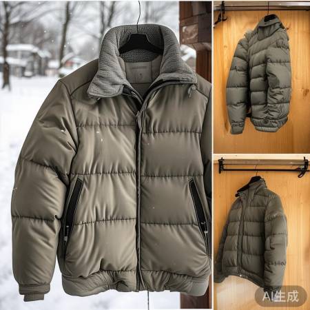 羽绒服变身术