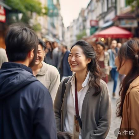郑丽文在国外展中国风采