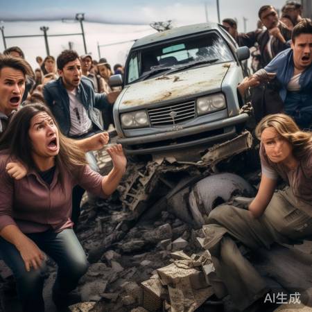 惊险瞬间，幸无伤亡