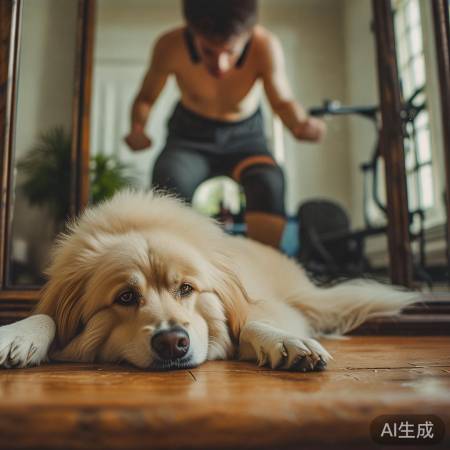 镜子旁打呼，激励我运动