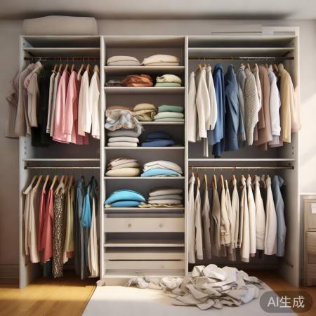 定期整理，衣柜清爽