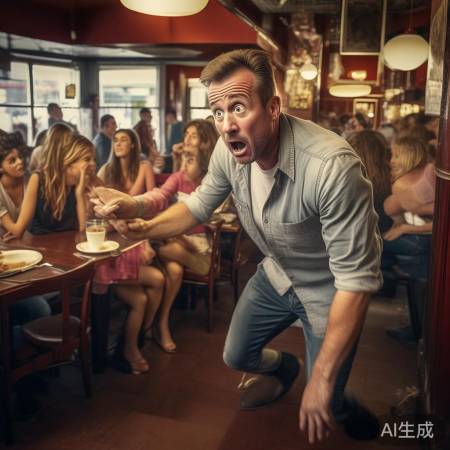 男子餐馆吵嚷引围观