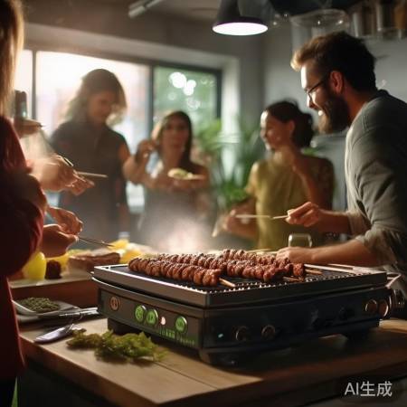 电磁炉烤肉，环保美味碰撞