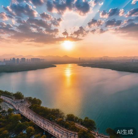 洱海公园观景台，醉美日落打卡地