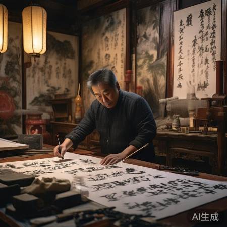 书法艺术非简单设计