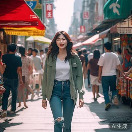 田曦薇独特走法揭秘