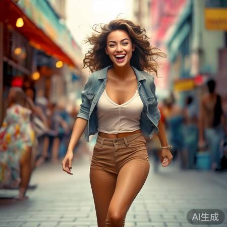 田曦薇活力走路姿势